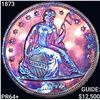 Image 1 : 1873 Seated Liberty Dollar CHOICE PROOF +