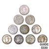 Image 1 : 1946-1951 Booker T Washington Halves [10 Coins]