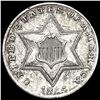 Image 1 : 1855 Silver Three Cent NEARLY UNCIRCULATED