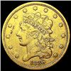 Image 1 : 1836 $5 Gold Half Eagle NICELY CIRCULATED