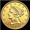 Image 1 : 1903 $2.50 Gold Quarter Eagle CLOSELY UNCIRCULATED