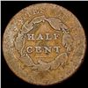 Image 2 : 1828 Classic Head Half Cent NICELY CIRCULATED