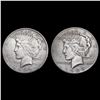 Image 1 : [2] Peace SilveDollars [1925-S, 1935] CLOSELY UNCI