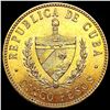 Image 2 : 1916 Mexico .1206oz Gold 5 Pesos CLOSELY UNCIRCULA