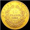 Image 2 : 1858 France .0933oz Gold 10 Francs CLOSELY UNCIRCU