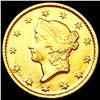 Image 1 : 1849-O Rare Gold Dollar CLOSELY UNCIRCULATED