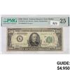 Image 1 : 1934 A $500 US Fed Res Note PMG VF25