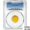 Image 1 : 1912 $2.50 Gold Quarter Eagle PCGS MS62