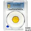 Image 1 : 1907 $2.50 Gold Quarter Eagle PCGS MS65