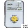 Image 1 : 1851-D $2.50 Gold Quarter Eagle NGC AUDetails