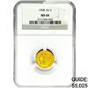 Image 1 : 1908 $2.50 Gold Quarter Eagle NGC MS64