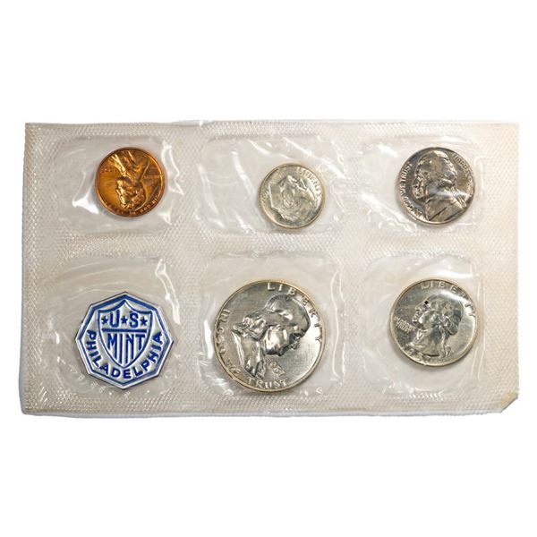 1957 (5) Coin Proof Set in Original Cellophane