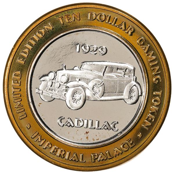 .999 Fine Silver Imperial Palace Las Vegas, Nevada $10 Limited Edition Gaming Token