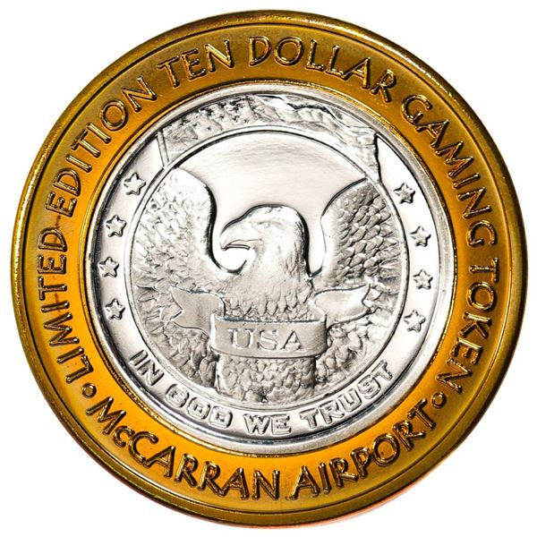 .999 Silver McCarran International Airport Las Vegas, NV $10 Limited Gaming Token