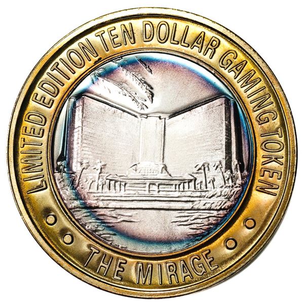 .999 Silver The Mirage Las Vegas, Nevada $10 Limited Edition Casino Gaming Token
