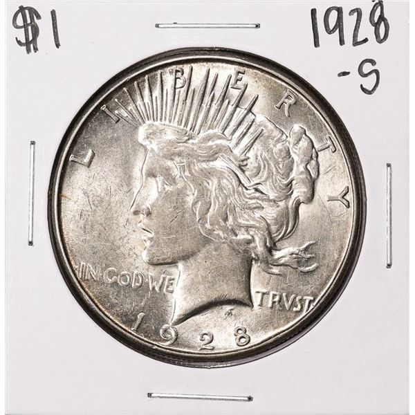 1928-S $1 Peace Silver Dollar Coin