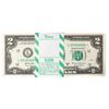 Image 1 : Pack of (100) Consecutive 2017A $2 Federal Reserve Star Notes San Francisco
