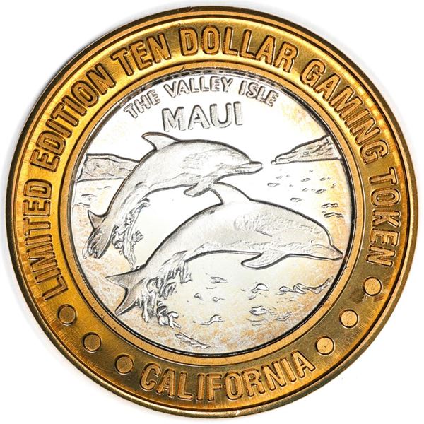 .999 Silver Sam Boyd's California Hotel $10 Casino Limited Edition Gaming Token