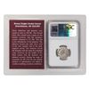 Image 2 : Roman Empire 249-251 AD Trajan Decius AR Double-Denarius Ancient NGC Ch AU Story Box