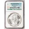 Image 1 : 1986 $1 American Silver Eagle Coin NGC MS69 First Year of Issue