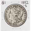 Image 1 : 1892-S $1 Morgan Silver Dollar Coin