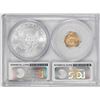 Image 2 : 2016 $1 American Silver & $5 Gold Eagle 30th Anniversary Bimetallic Set PCGS MS70 FDOI