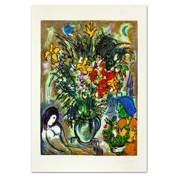 Chagall (1887-1985) "L'offrande" Limited Edition Serigraph on Paper