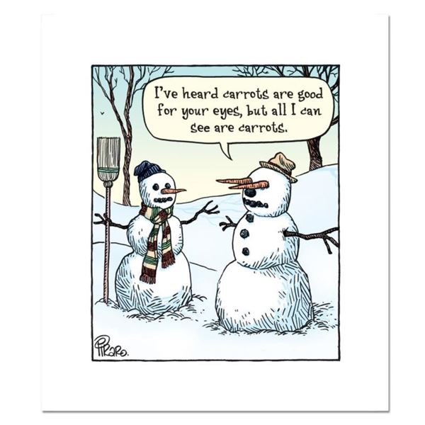 Bizarro "Snowman Carrot" Limited Edition Giclee on Paper