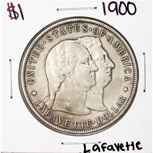 1900 $1 Lafayette Commemorative Silver Dollar Coin