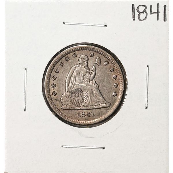 1841 Seated Liberty Quarter Coin