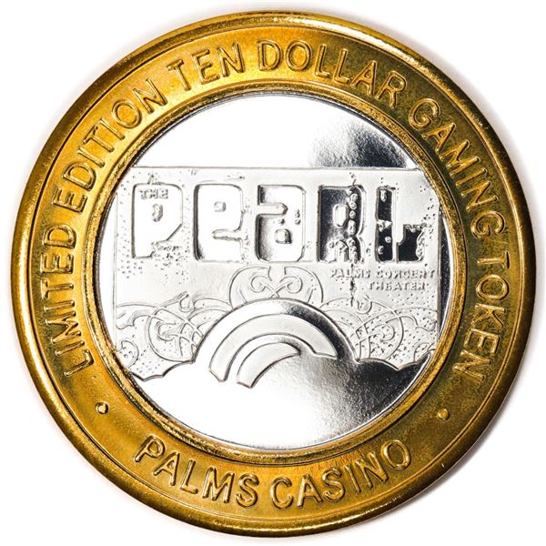 .999 Silver Palms Casino Las Vegas, NV $10 Casino Limited Edition Gaming Token