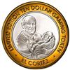 Image 1 : .999 Fine Silver El Cortez Hotel & Casino Las Vegas $10 Limited Edition Gaming Token