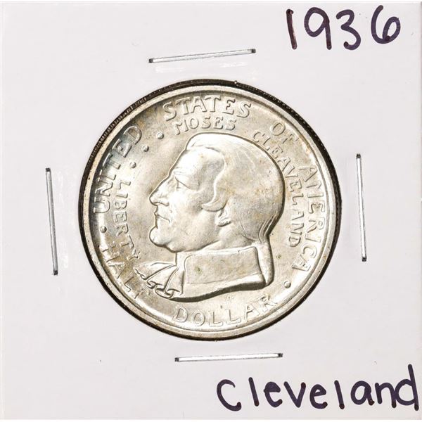 1936 Cleveland Centennial Commemorative Half Dollar Coin