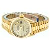 Image 6 : Rolex Ladies 18K Yellow Gold Champagne Index President Wristwatch
