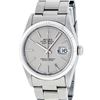 Image 1 : Rolex Men's Stainless Steel Gray Index Datejust Wristwatch