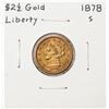 Image 1 : 1878-S $2 1/2 Liberty Head Quarter Eagle Gold Coin