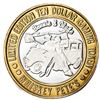 Image 1 : .999 Silver Whiskey Pete's Casino Primm, Nevada $10 Limited Edition Gaming Token