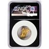 Image 2 : 6.45 Gram Colorado Gold Nugget NGC Vaultbox Unvaulted