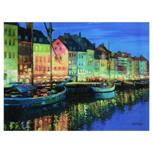 Howard Behrens (1933-2014) "As Night Falls - Copenhagen" Limited Edition Giclee