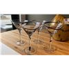 Image 2 : CERAMIC ROOSTER AND 4 MARTINI GLASSES