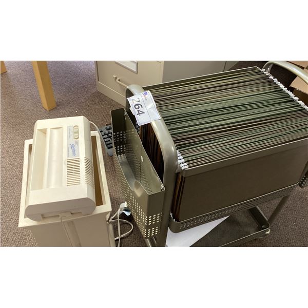 GROUP LOT OFFICE SUPPLIES. FOLDERS, PAPER, LABEL PRINTER, PENS/PENCILS, CLIPS, CARD STOCK,