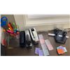 Image 8 : GROUP LOT OFFICE SUPPLIES. FOLDERS, PAPER, LABEL PRINTER, PENS/PENCILS, CLIPS, CARD STOCK,