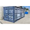 Image 1 : *H/T* *LD* 20' SEACAN. SHIPPING CONTAINER WITH FULLY OPENING SIDE DOORS. BLUE. 8'6" HIGH