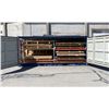 Image 2 : *H/T* *LD* 20' SEACAN. SHIPPING CONTAINER WITH FULLY OPENING SIDE DOORS. BLUE. 8'6" HIGH