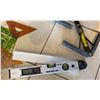 Image 2 : GROUP LOT ASST TOOLS. SMALL TOOL SET, 2 X QUICK ANGLE, DRAFTING SUPPLIES, SQUARES, SET SQUARES,