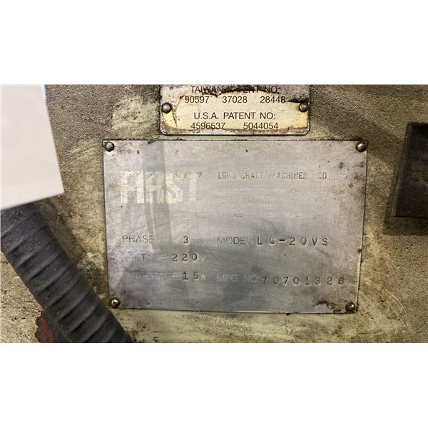 H/C* FIRST MILLING MACHINE MODEL LC-20VS 3 PHASE 30