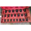 Image 1 : SUNEX 1" DRIVE IMPACT SOCKET SET. 3/4-2"
