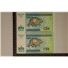 Image 2 : 2-UZBEKISTAN 200 SOM CU COLORIZED BILLS. THE