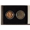 Image 1 : 1 ADVP OUNCE COPPER AND NICKEL ROUND SET