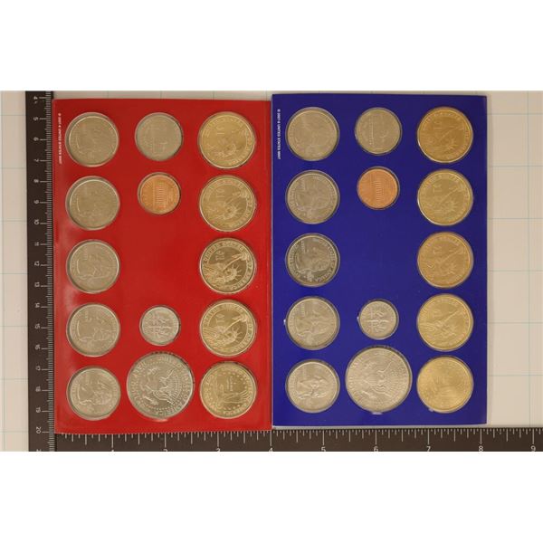 2008 US MINT SET (UNC) P/D IN CARDS